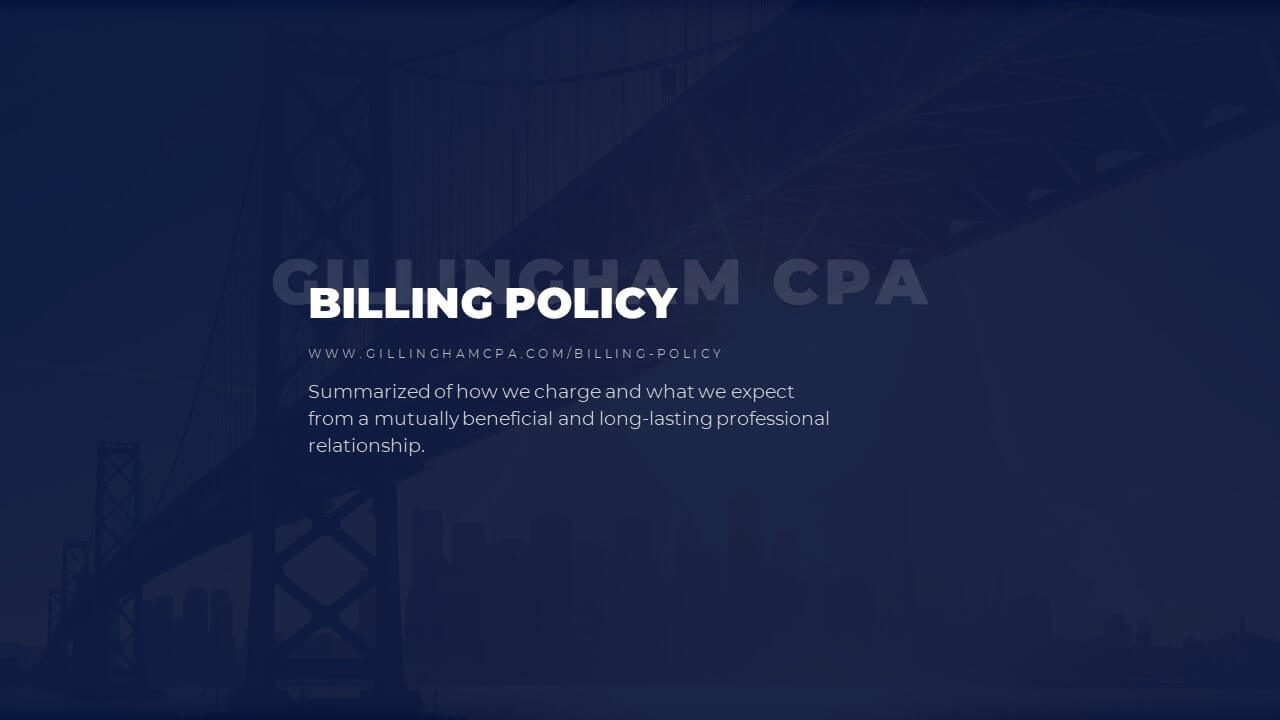 04. Billing Policy